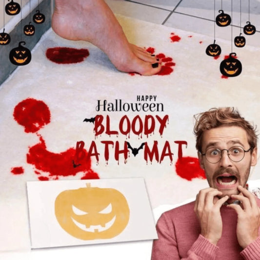 Bloody Footprint Bath Mat - Strike Algo