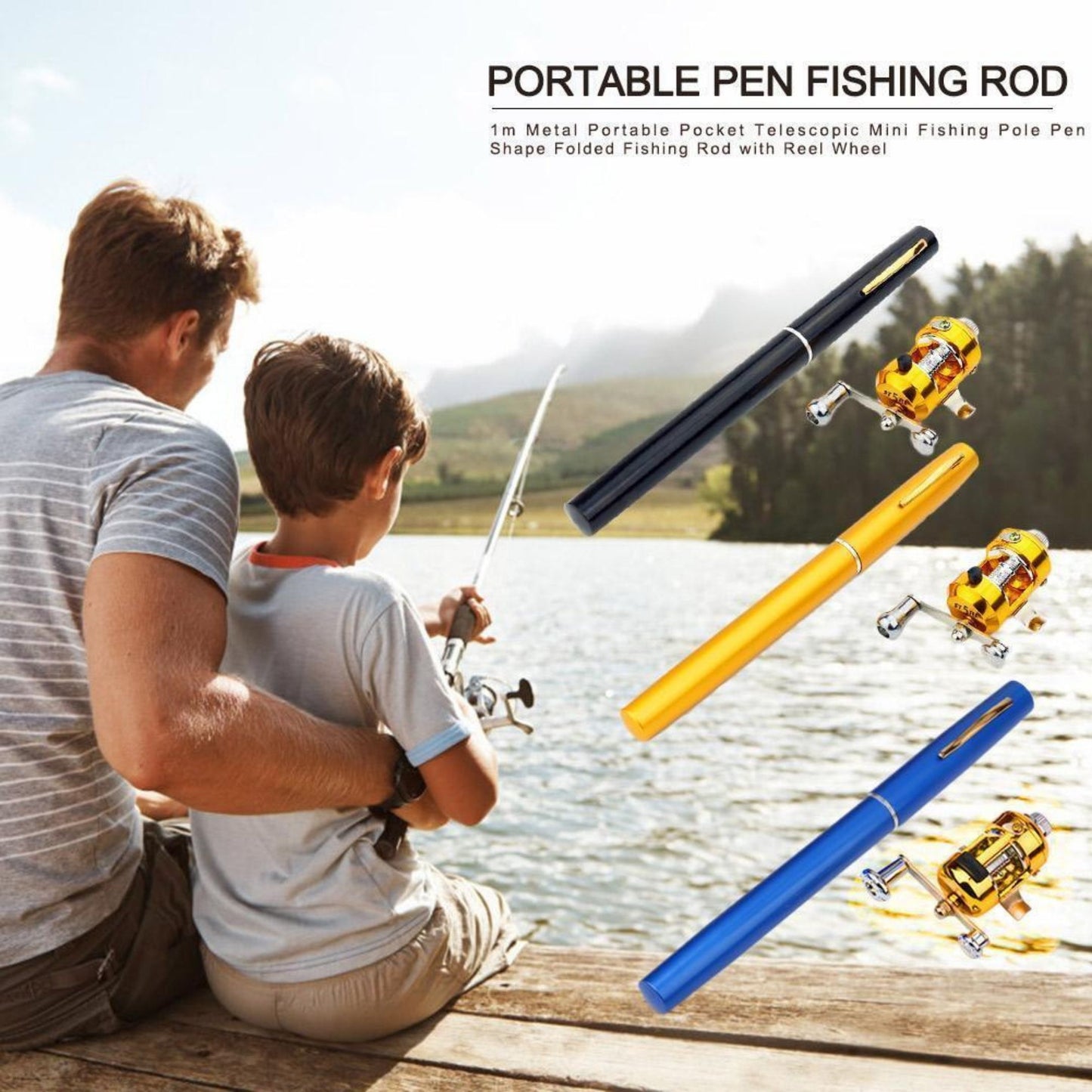 Mini Portable Fishing Rod