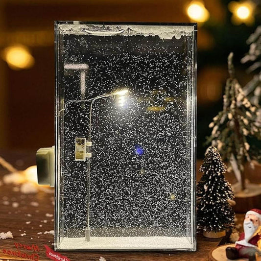 Snowy Streetlight Desk Lamp - Strike Algo