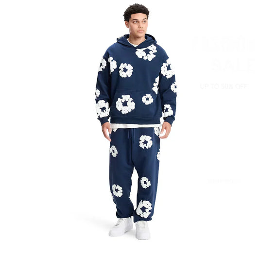 Bold Y2K Hoodie • Unisex with 3D Harajuku Foam Design - Strike Algo