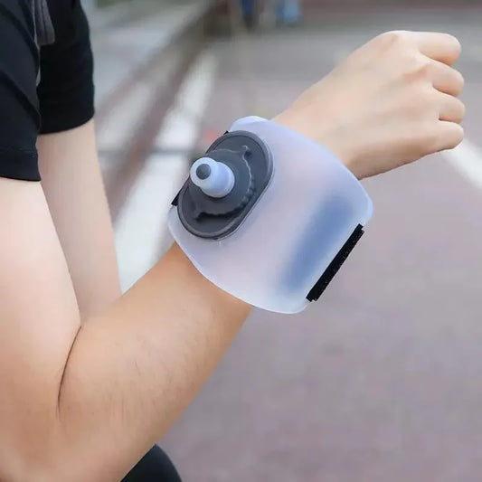 Wrist Water Bottle with Adjustable Hand Strap: Hands-Free Hydration for Active Lifestyles - Strike Algo