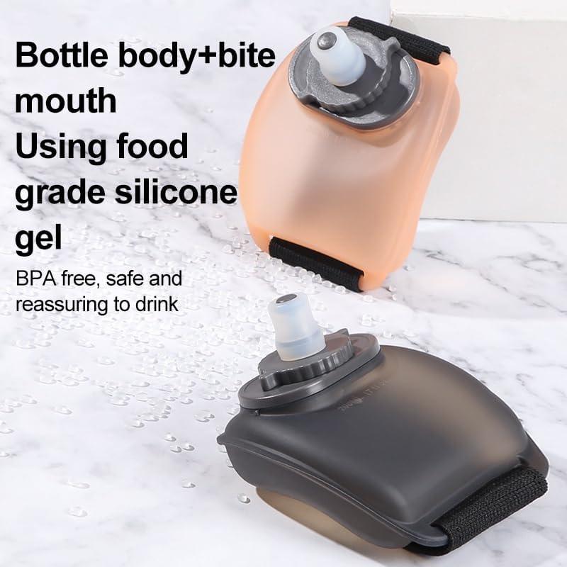 Wrist Water Bottle with Adjustable Hand Strap: Hands-Free Hydration for Active Lifestyles - Strike Algo
