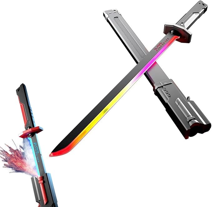 Cosplay Sword from Ghost of Tsushima | Samurai Flame 31.5" Multi-color Strike Algo - Strike Algo