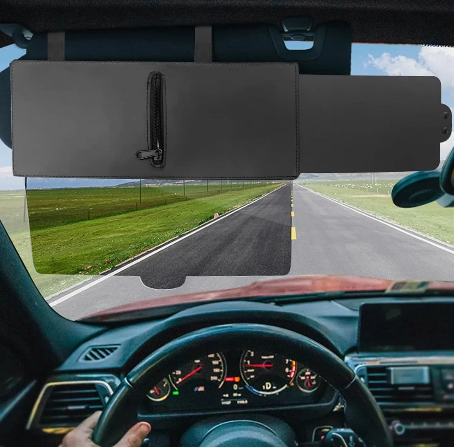 Retractable Car Sun Visor Extension - Strike Algo