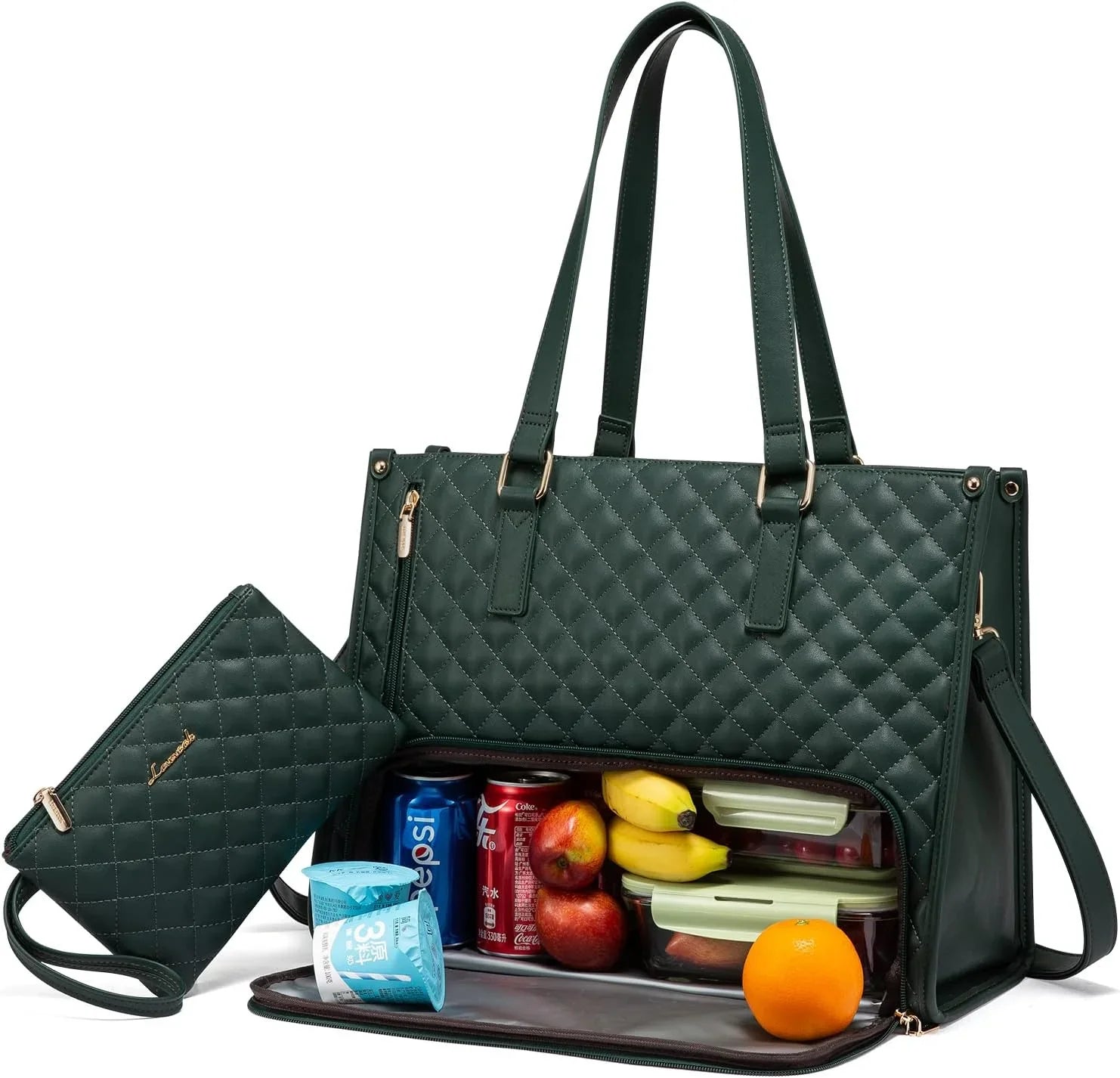 Strike Algo Lunch Tote Bag for Women | 15.6 Inch Laptop Bag with Insulated Compartment | Professional Work & Office Bag - Strike Algo