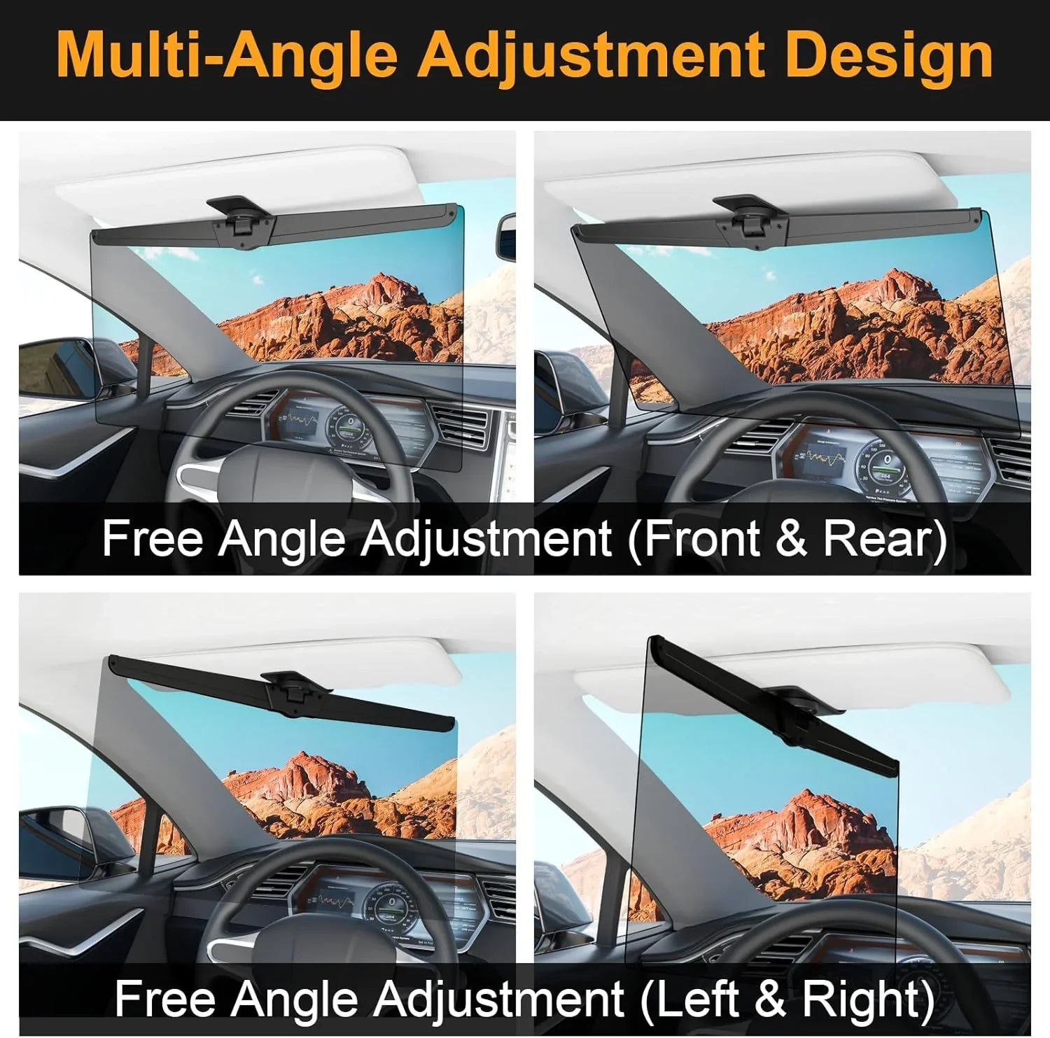 Retractable Car Sun Visor Extension - Strike Algo