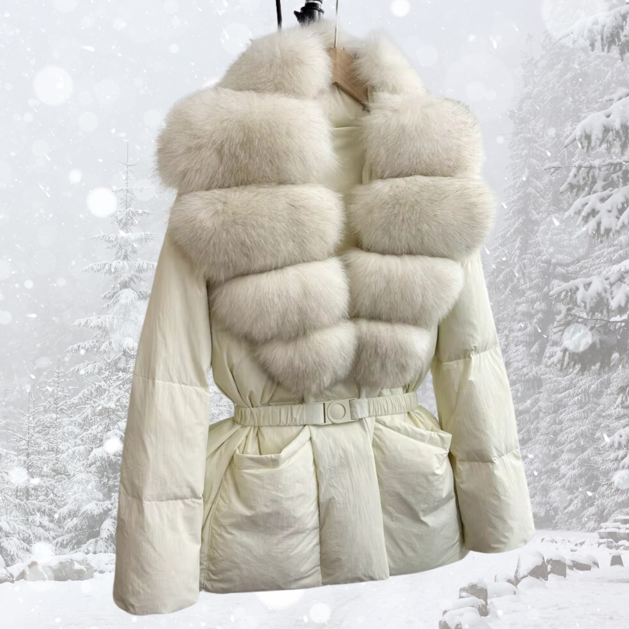 Women's Fox Fur Jacket