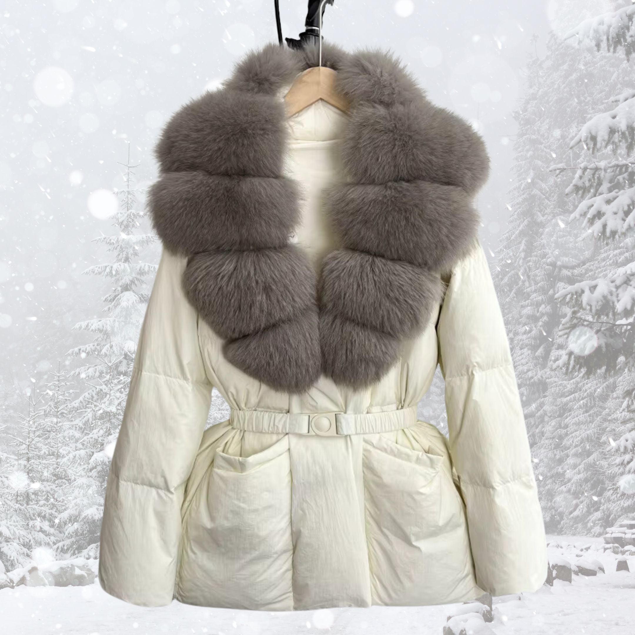 Women's Fox Fur Jacket