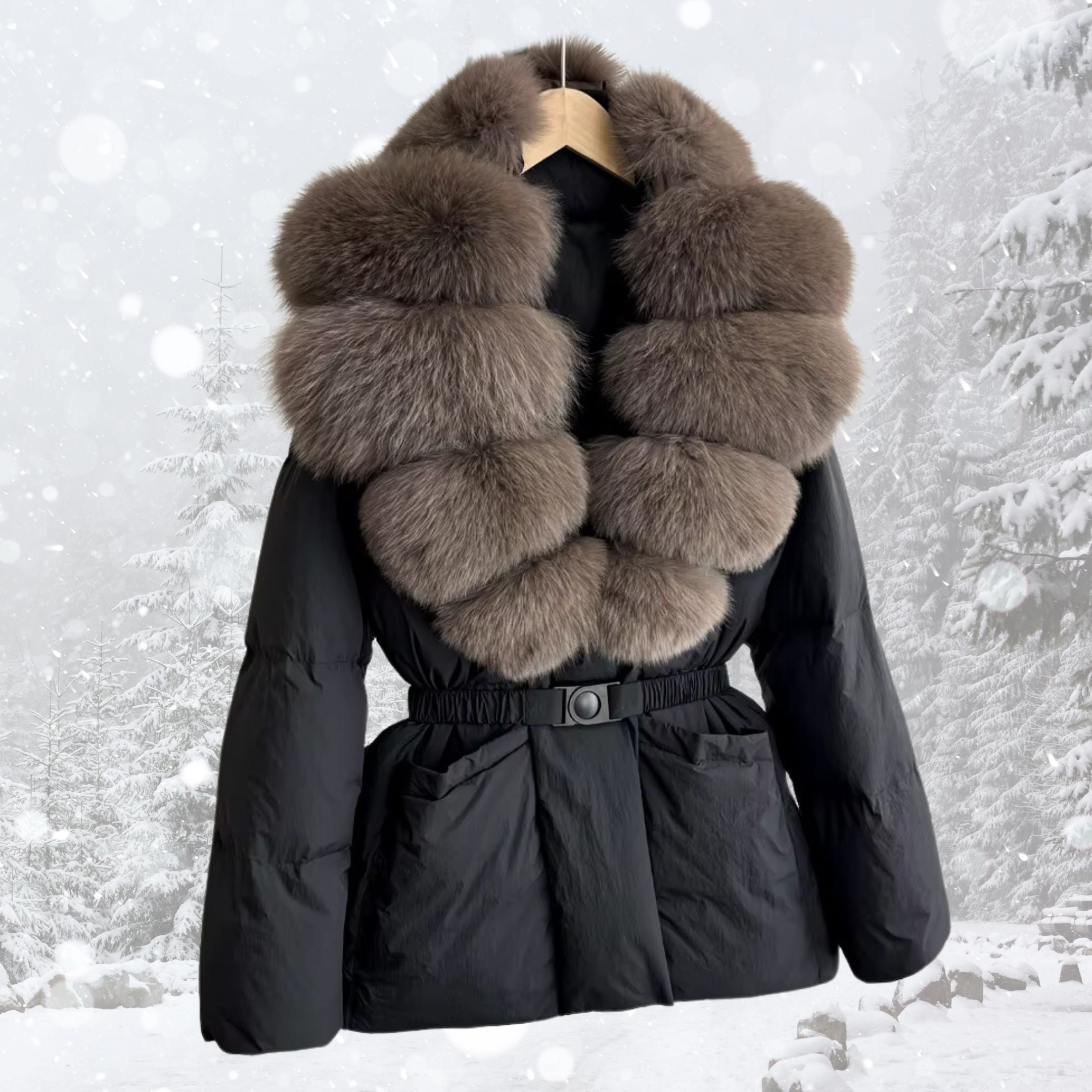 Women's Fox Fur Jacket