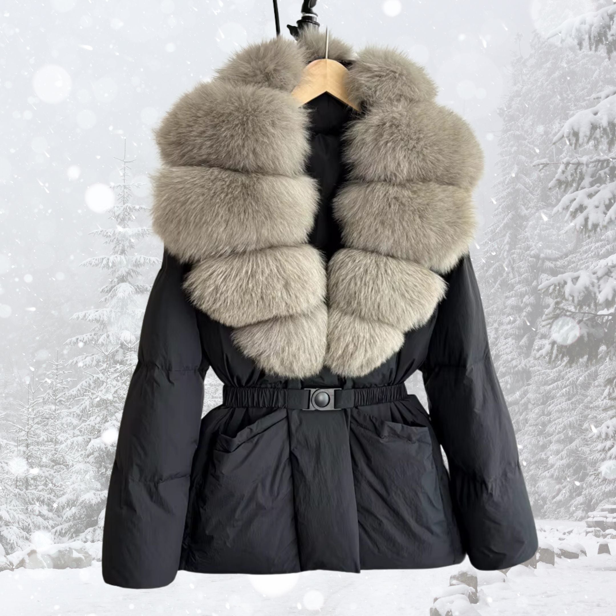 Women's Fox Fur Jacket