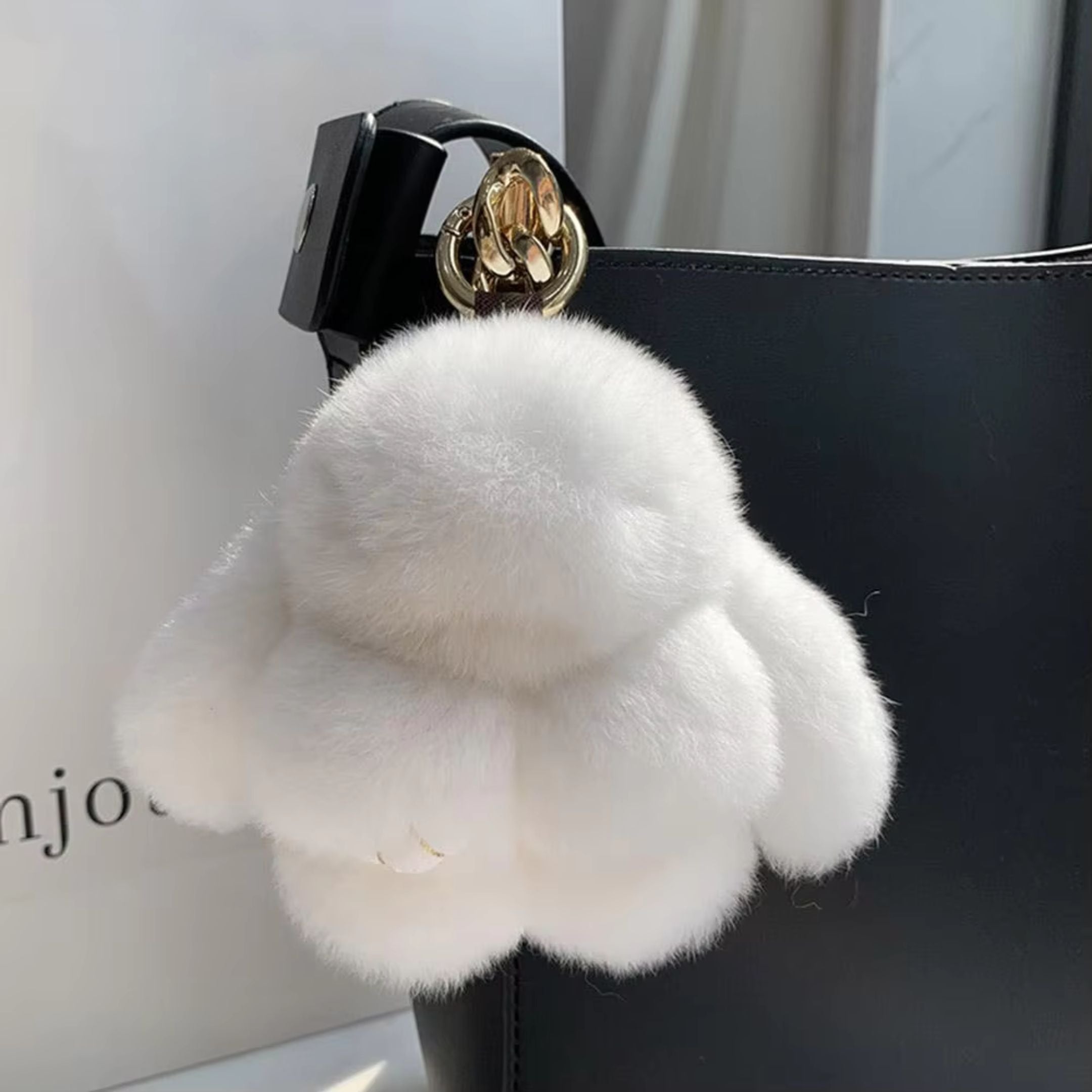 Fur Bunny Keychain