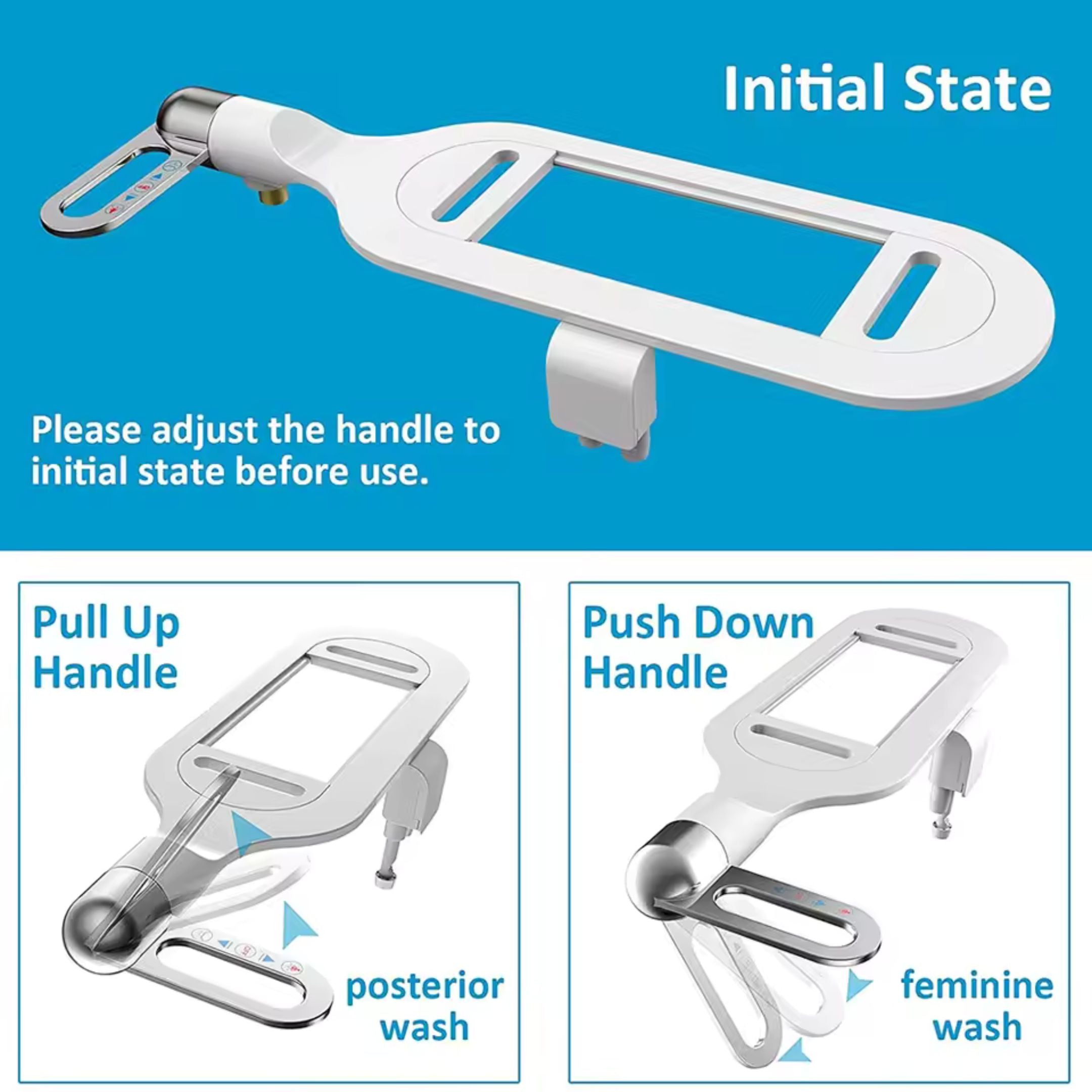 Ultra-thin Bidet Attachment