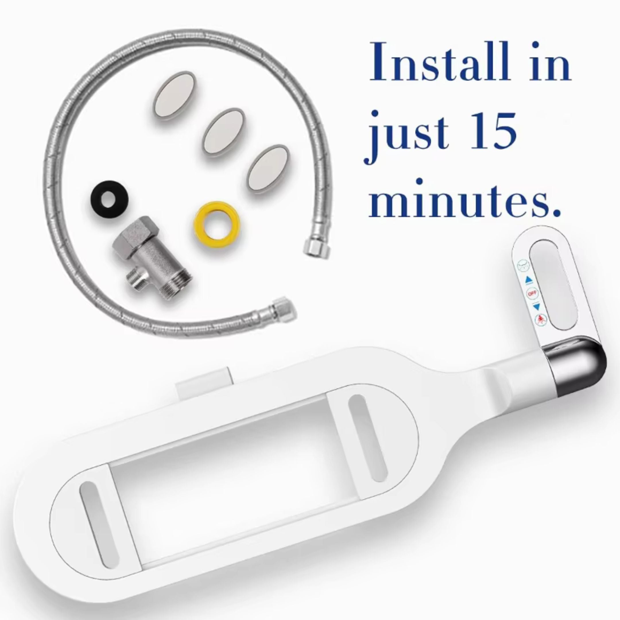 Ultra-thin Bidet Attachment