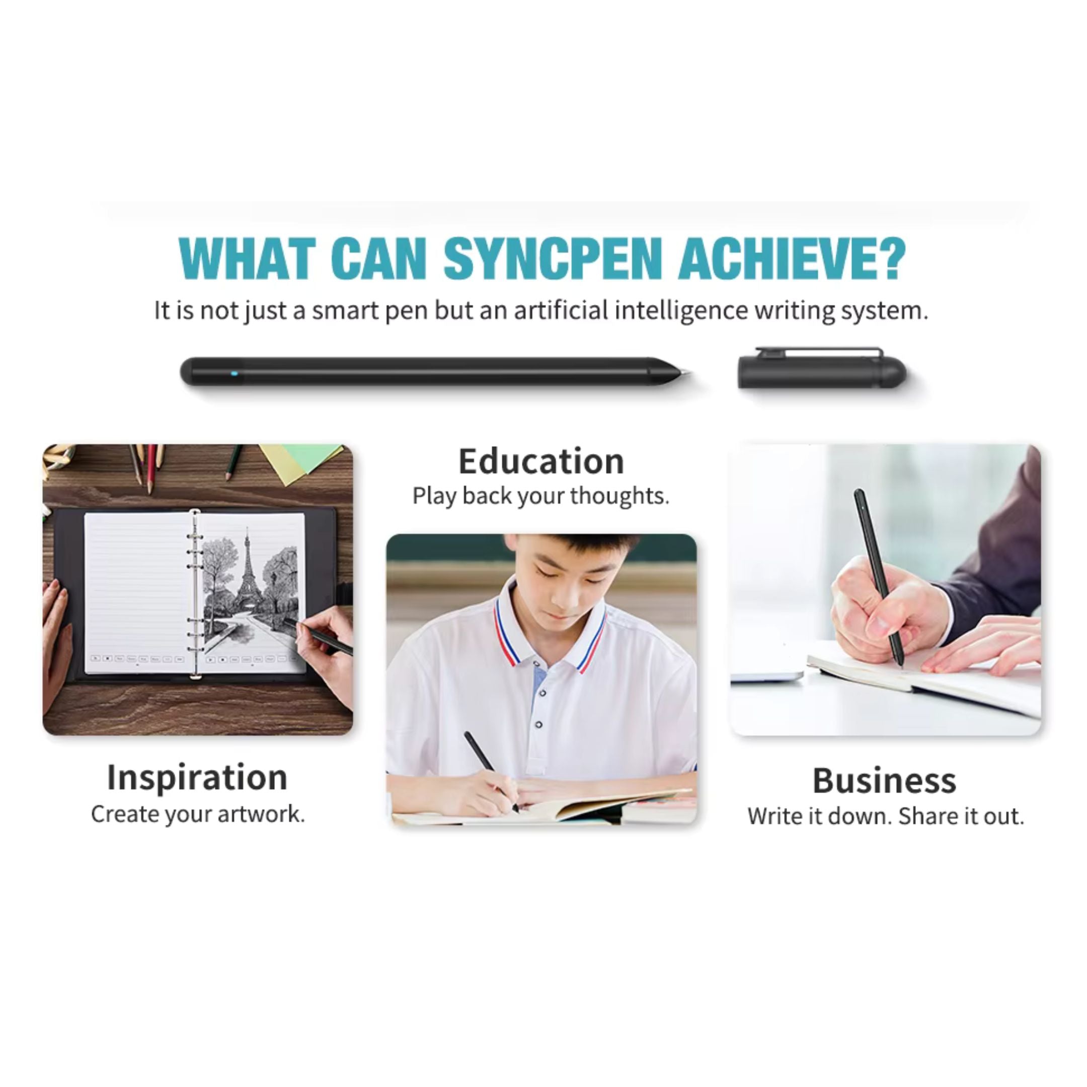 Digital Handwriting Note Book Smart Sync Pen