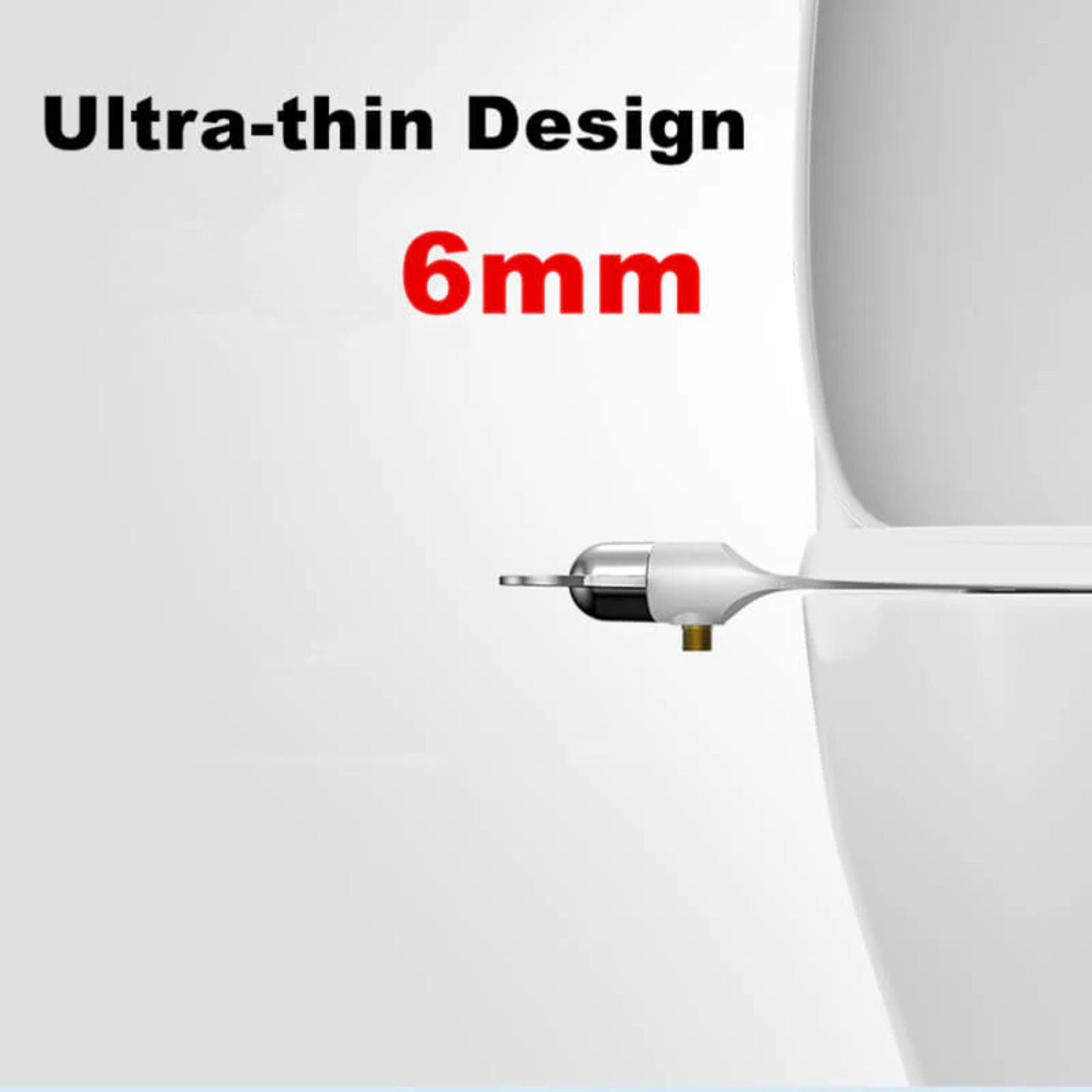 Ultra-thin Bidet Attachment