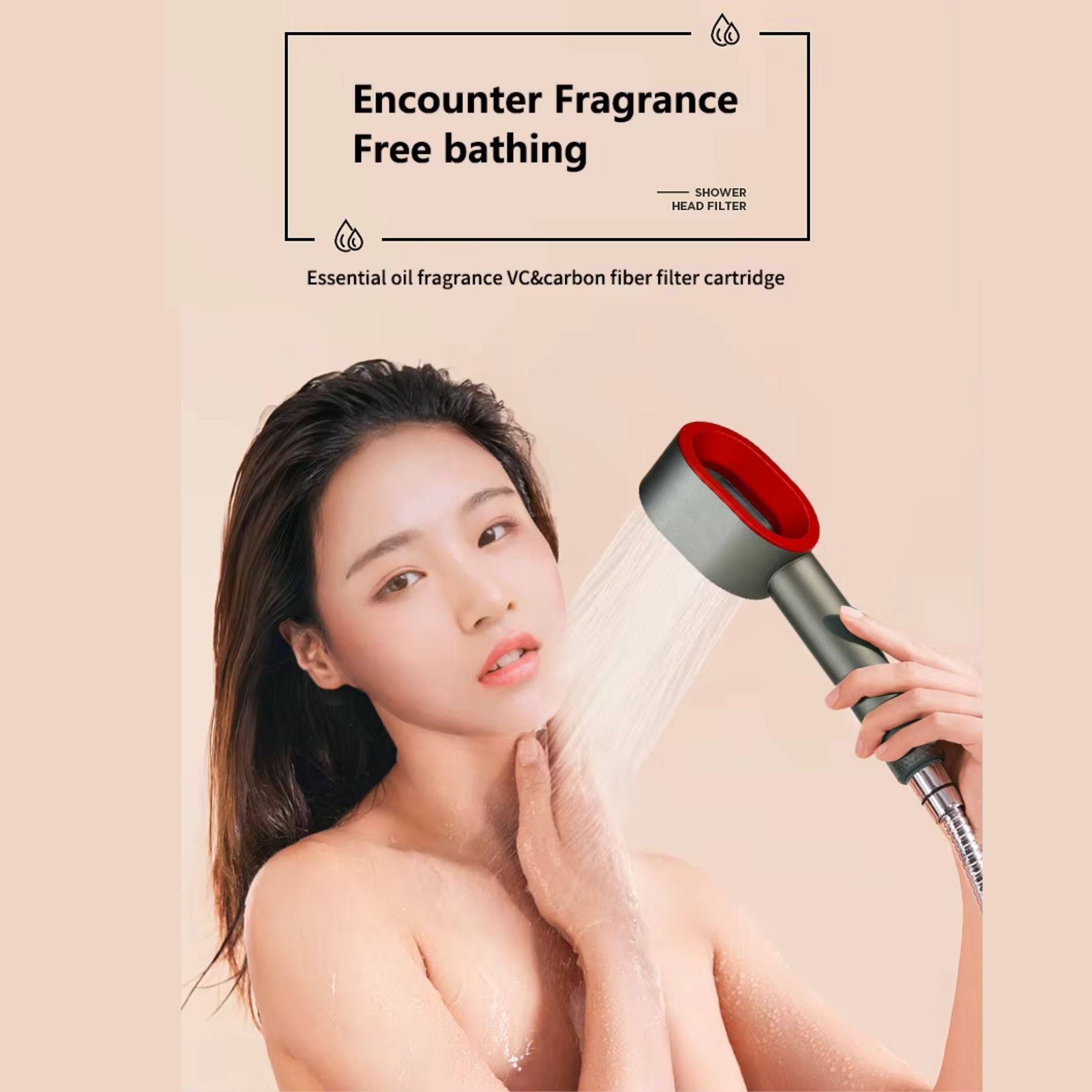 Filtered Shower Head with Handheld