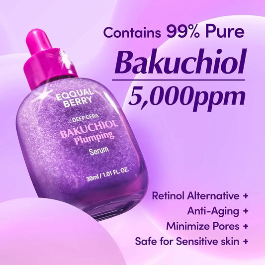 Bakuchiol Plumping Serum – Retinol Alternative for Sensitive Skin (30 ml) - Strike Algo