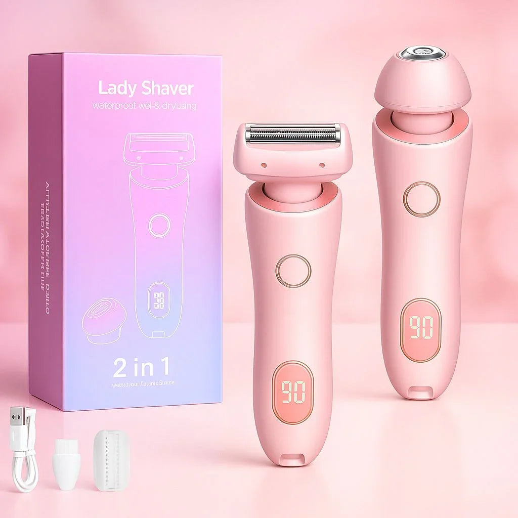 The Glide Pro 3.0 — 2-in-1 Wet & Dry Electric Razor for Women - Strike Algo