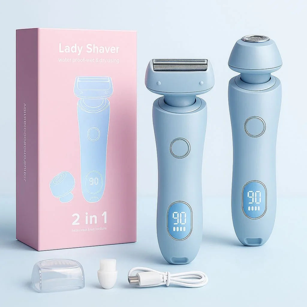 The Glide Pro 3.0 — 2-in-1 Wet & Dry Electric Razor for Women - Strike Algo