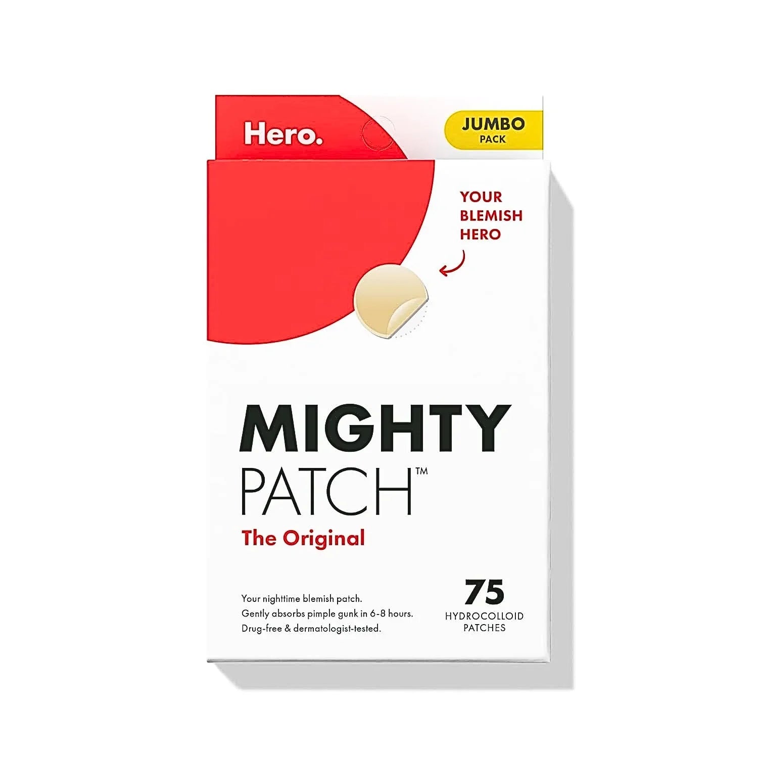 Mighty Patch | Pimple Patches | Hydrocolloid Acne Patches: The #1 Overnight Solution - Strike Algo