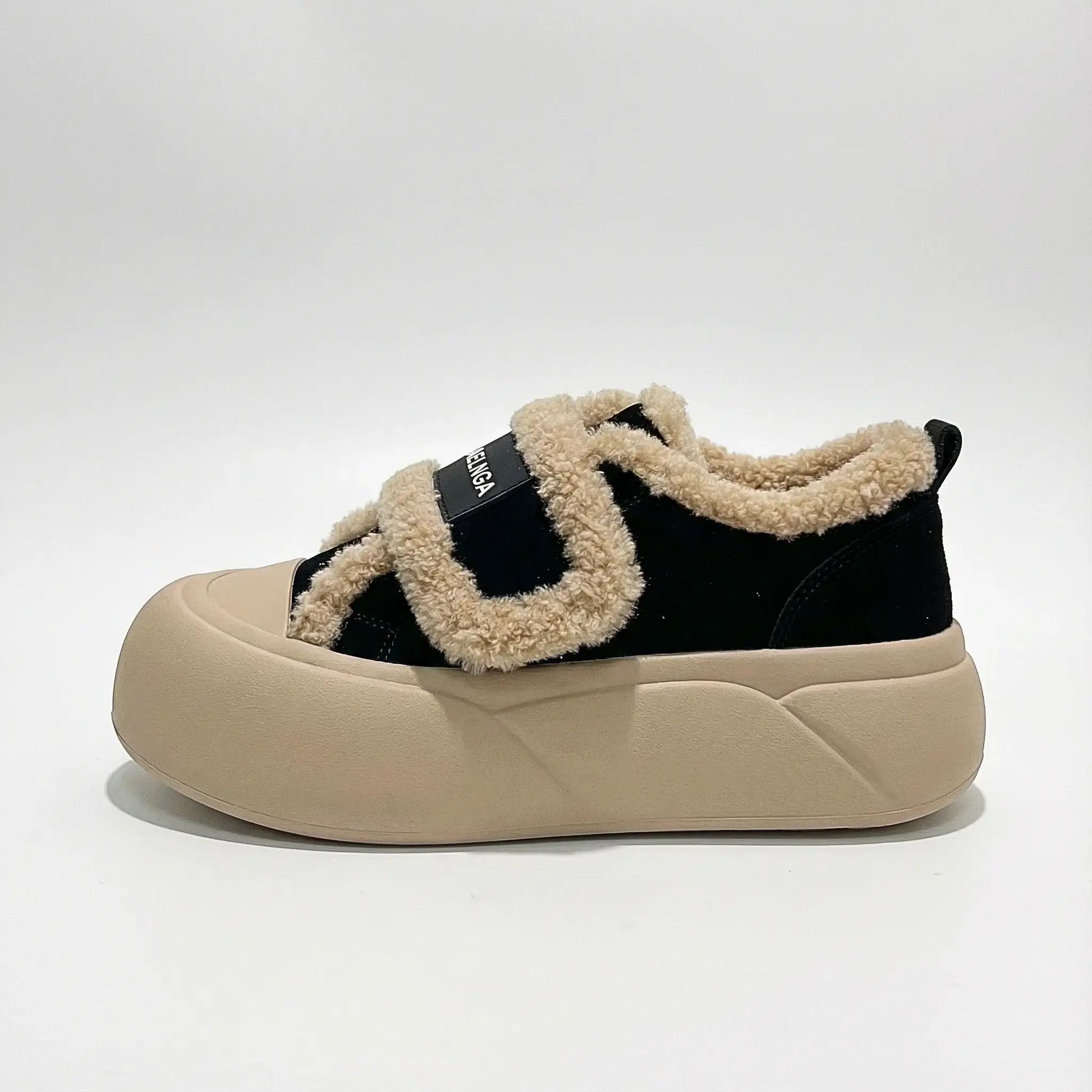 Lightweight baby sneakers with breathable upper material and memory foam insole