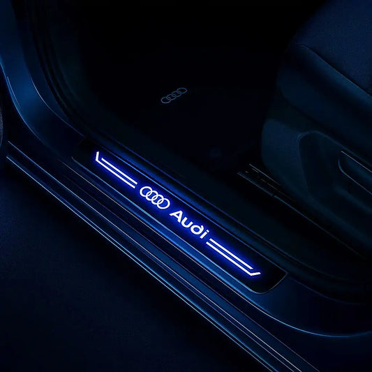 Accessories for car interior: LED door sill for Mercedes led light & RGB car lights | Car gadget Easy Bundle