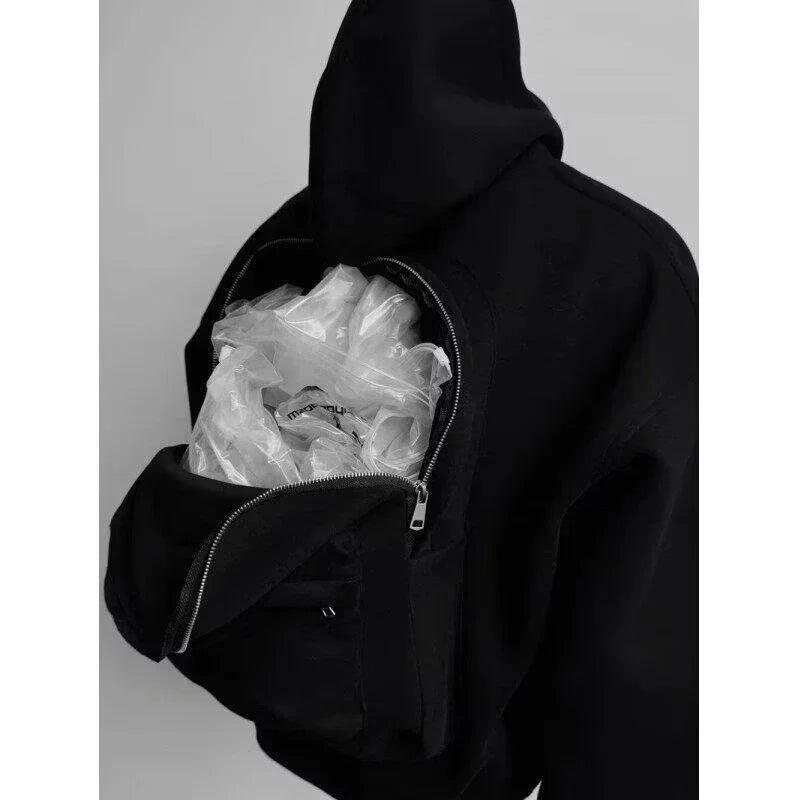 Strike Algo 2-in-1 Hoodie with Integrated Backpack - Strike Algo