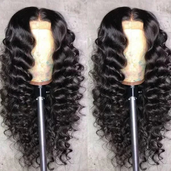 Premium Glueless Wig | Pre-Plucked Human Hair with Natural Hairline - Strike Algo