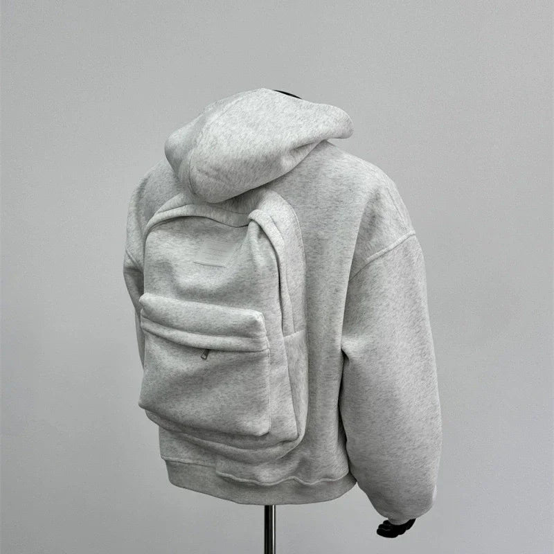 Strike Algo 2-in-1 Hoodie with Integrated Backpack - Strike Algo