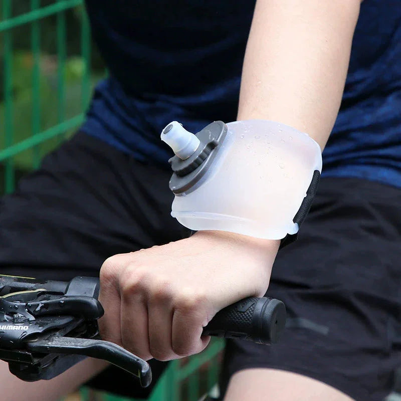 Wrist Water Bottle with Adjustable Hand Strap: Hands-Free Hydration for Active Lifestyles - Strike Algo