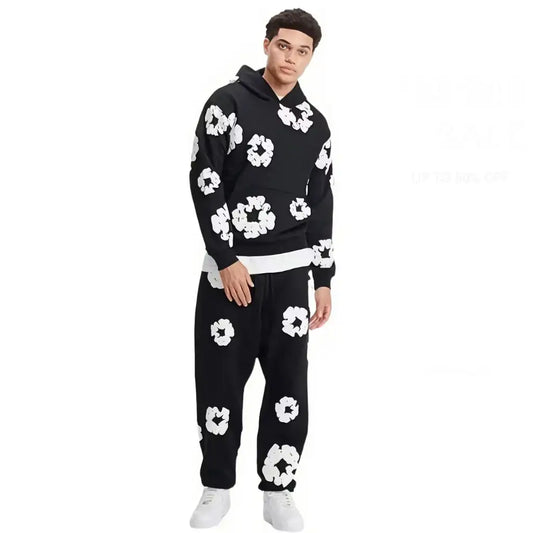 Bold Y2K Hoodie • Unisex with 3D Harajuku Foam Design - Strike Algo