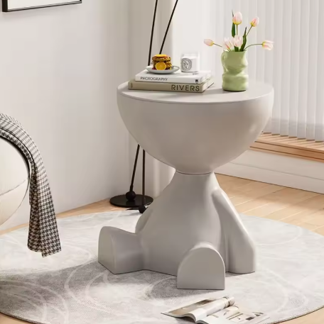 Elegant & Versatile Cream Bedside Table