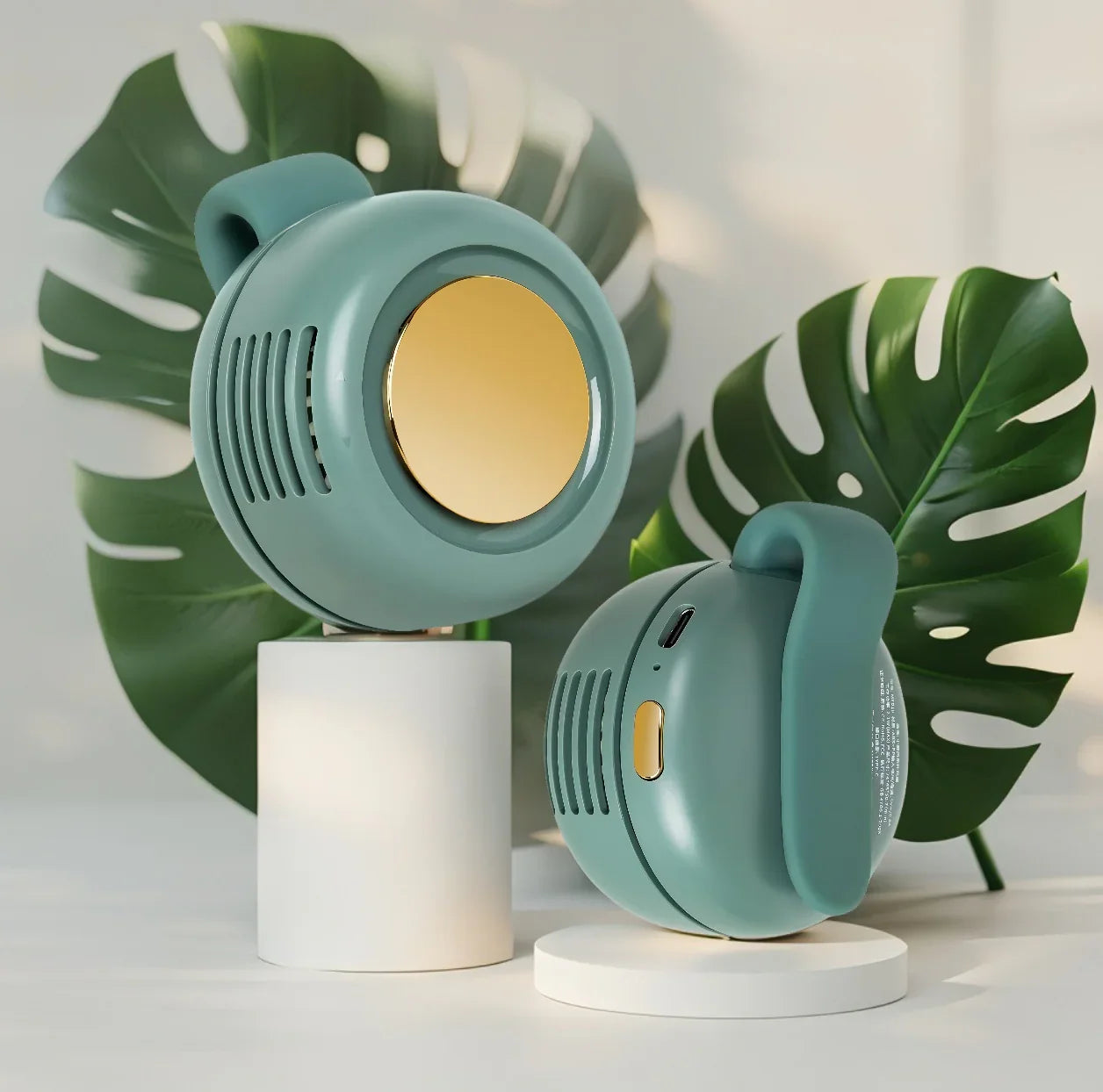 Mini Clip-On Fan for Shirt & Waist | Bladeless Rechargeable Portable Fan - Strike Algo