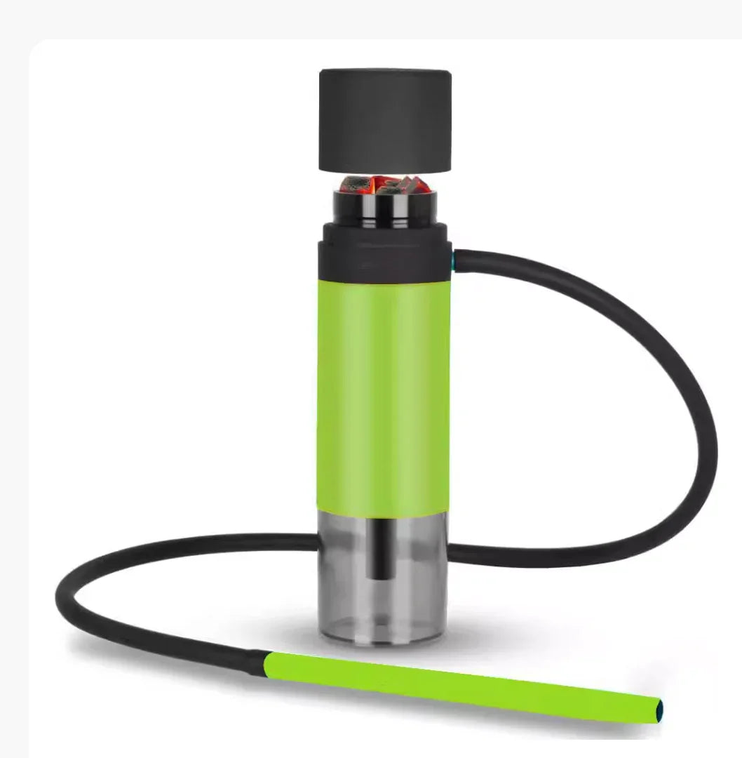 Mini Portable Hookah Set – Compact Design with Silicone Hose, Wind Cover & Travel Bag - Strike Algo