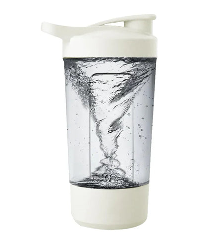 Premium Electric Protein Shaker Bottle, Made with Tritan - BPA Free - 14 oz Vortex Portable Mixer Cup/USB Rechargeable Shaker Cups for Protein Shakes - Strike Algo