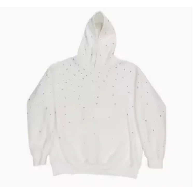 Hoodie Sparkling - Colorblock Y2K Trendy Design, Long Sleeve Loose Fit Pullover Sweatshirt with Pocket - Casual Comfort for Teens & Men | Strike Algo - Strike Algo