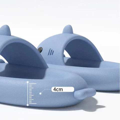 Shark Slides Cloud Slippers – Unisex Anti-Slip Open-Toe Summer Sandals - Strike Algo