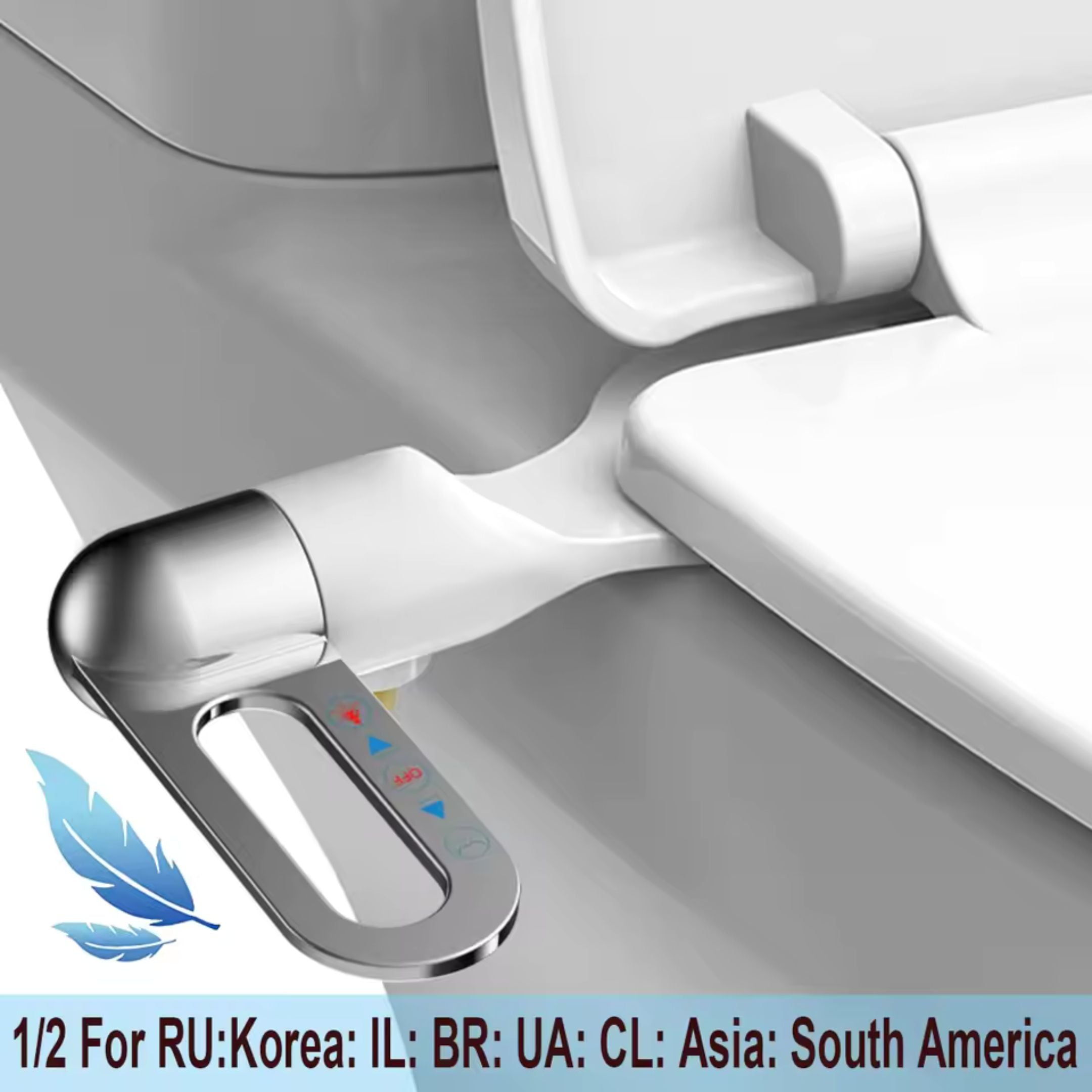 Ultra-thin Bidet Attachment