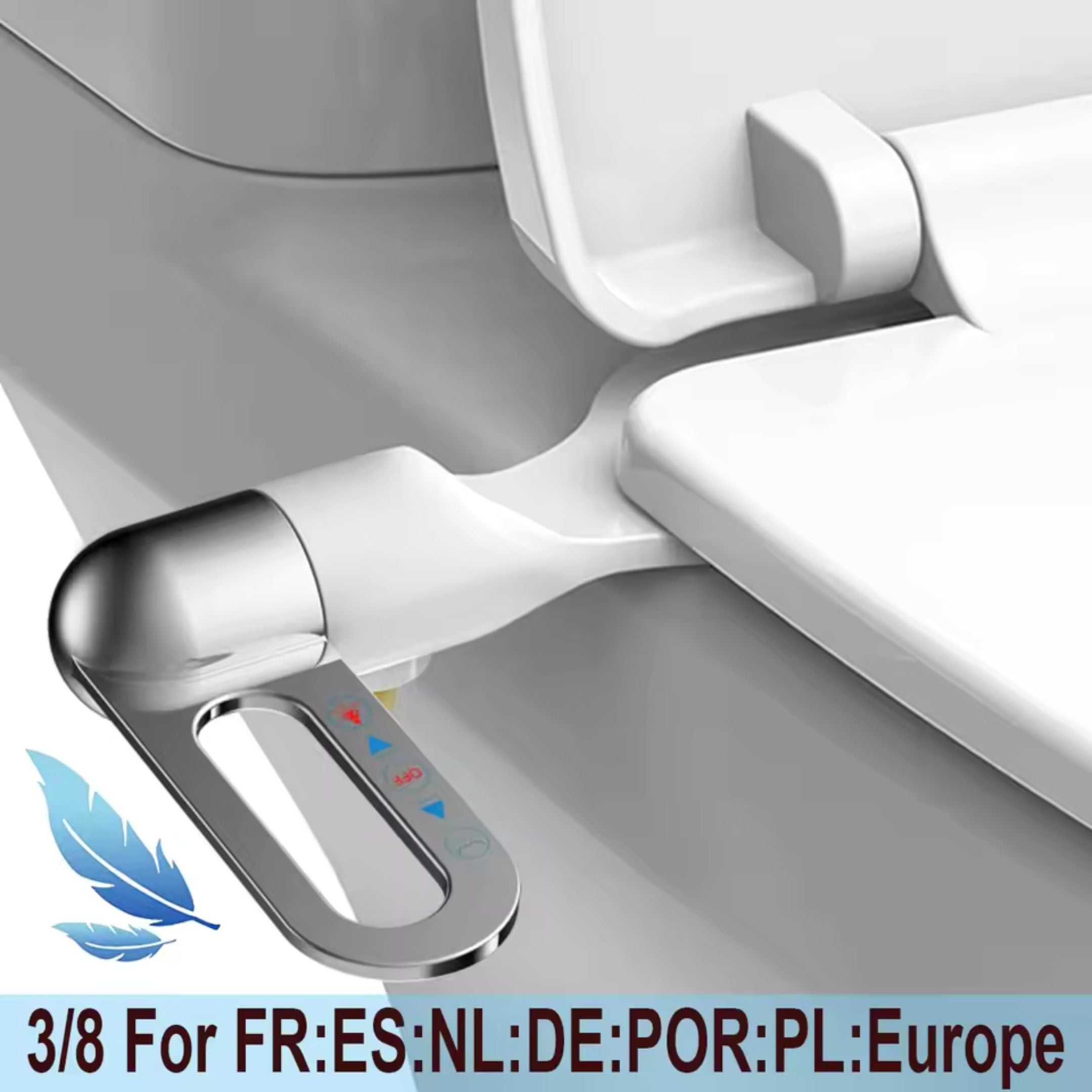 Ultra-thin Bidet Attachment