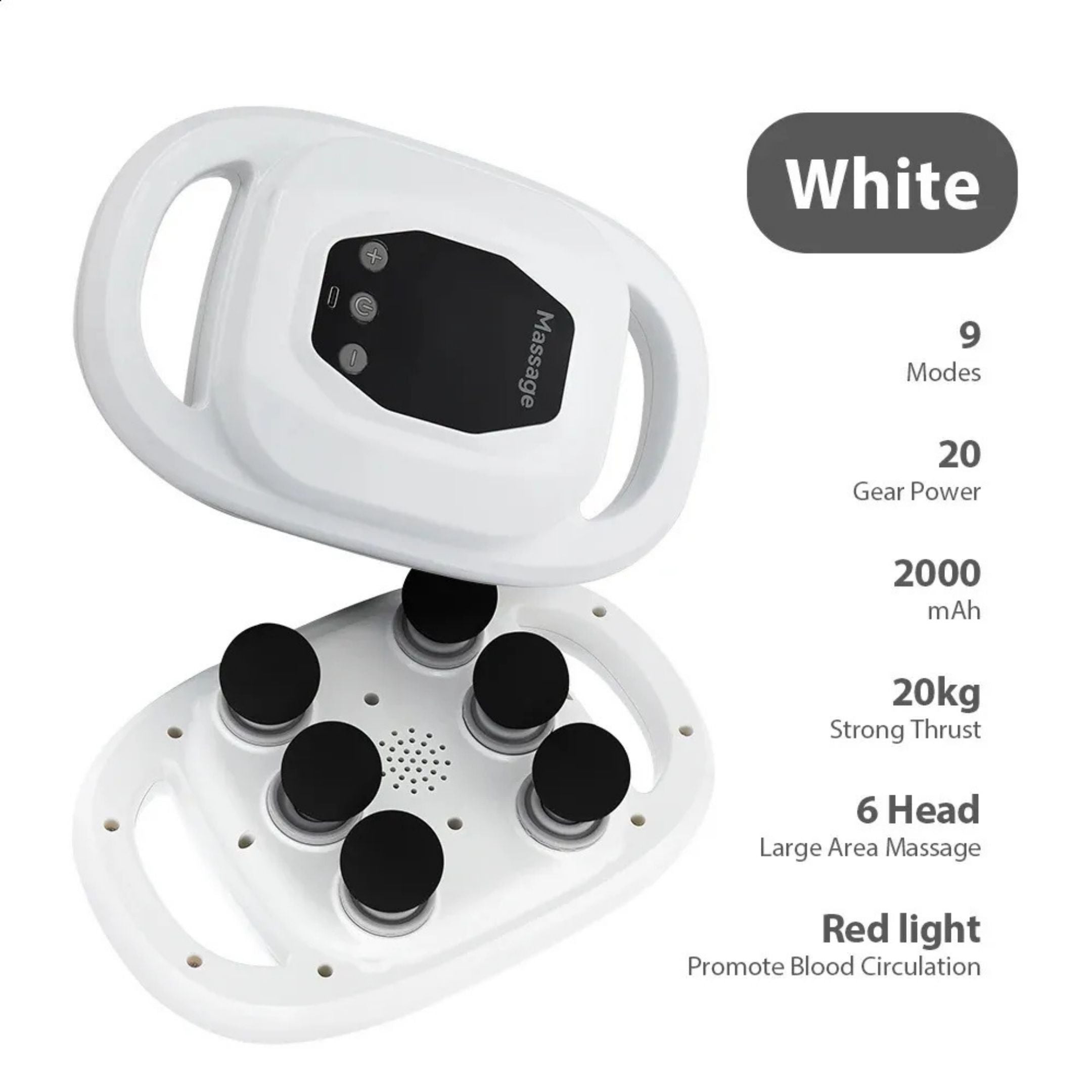 Six-head Fascia Gun High Frequency Vibration Body Massage