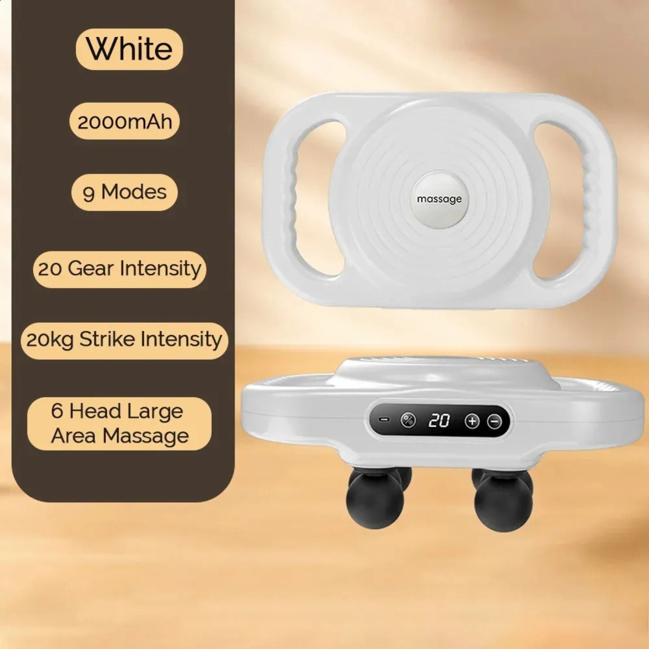 Six-head Fascia Gun High Frequency Vibration Body Massage