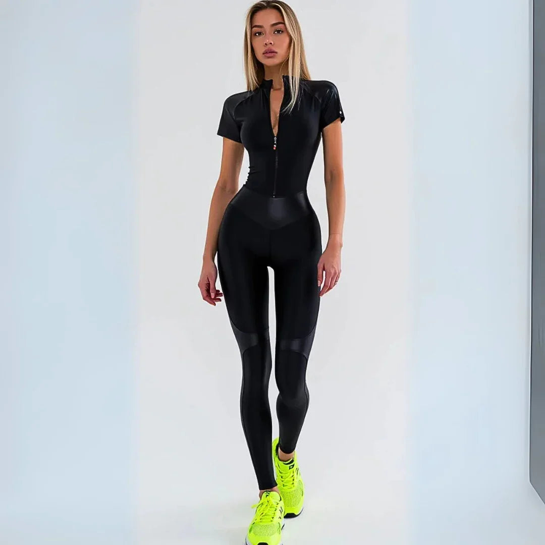 Strike Algo™ Butt Lifting Leggings | High Jumpsuit sports yoga | Tummy Control for Workout - Strike Algo