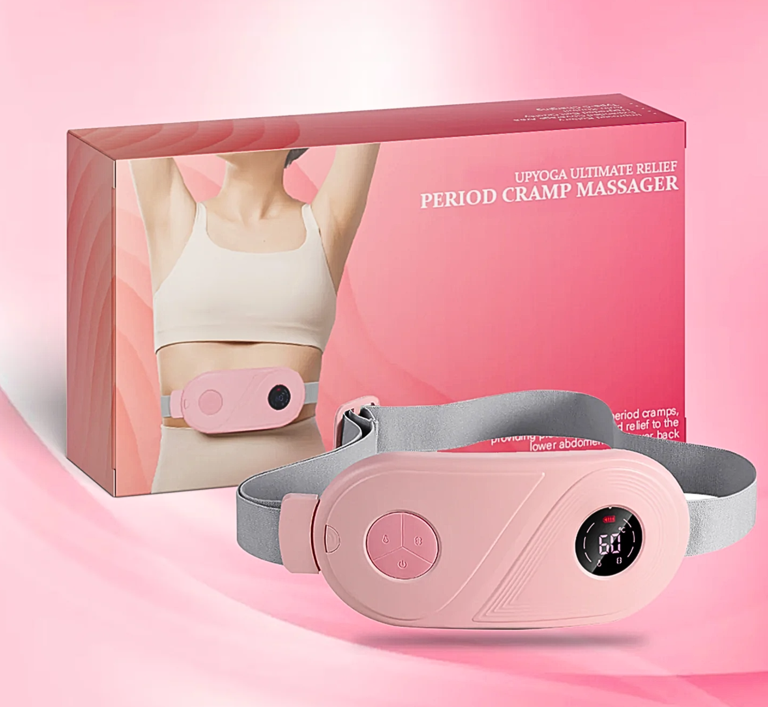 Heating Pad For Period Cramps - Gifts For Girlfriend | Menstrual Cramps Relief Device Strike Algo