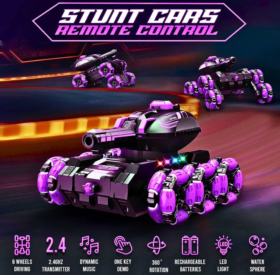 Strike Algo 360° Stunt RC Car for Kids – Ages 8-13, 6WD Fun - Strike Algo