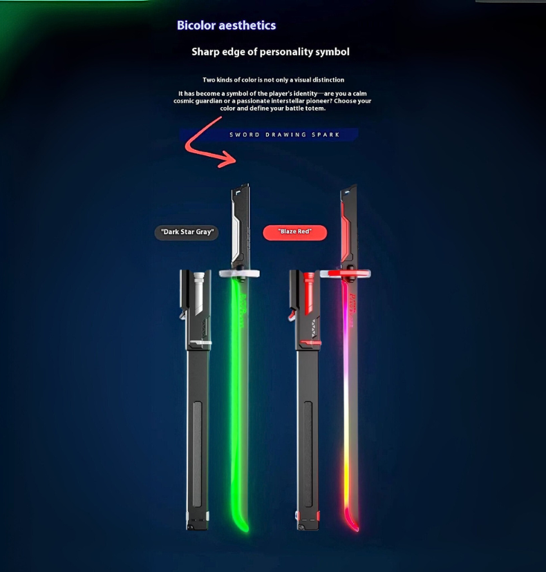 Cosplay Sword from Ghost of Tsushima | Samurai Flame 31.5" Multi-color Strike Algo - Strike Algo