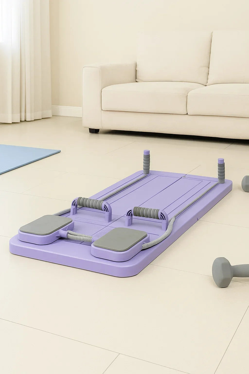Foldable Pilates Board Reformer – All‑in‑One Home Workout Set - Strike Algo