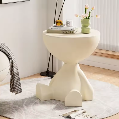 Elegant & Versatile Cream Bedside Table