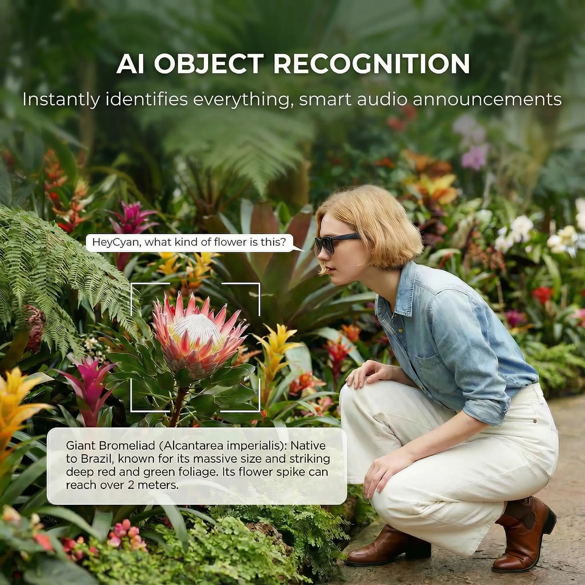 Revolutionary Smart Glasses with Camera - AI-Powered Recording & Translation Eyewear Strike Algo