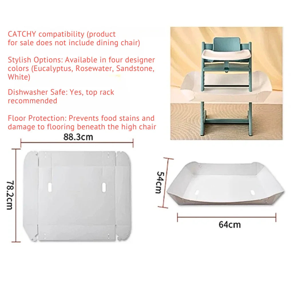 Food Catcher for Stokke Tripp Trapp High Chair - The Ultimate Mess Solution - Strike Algo