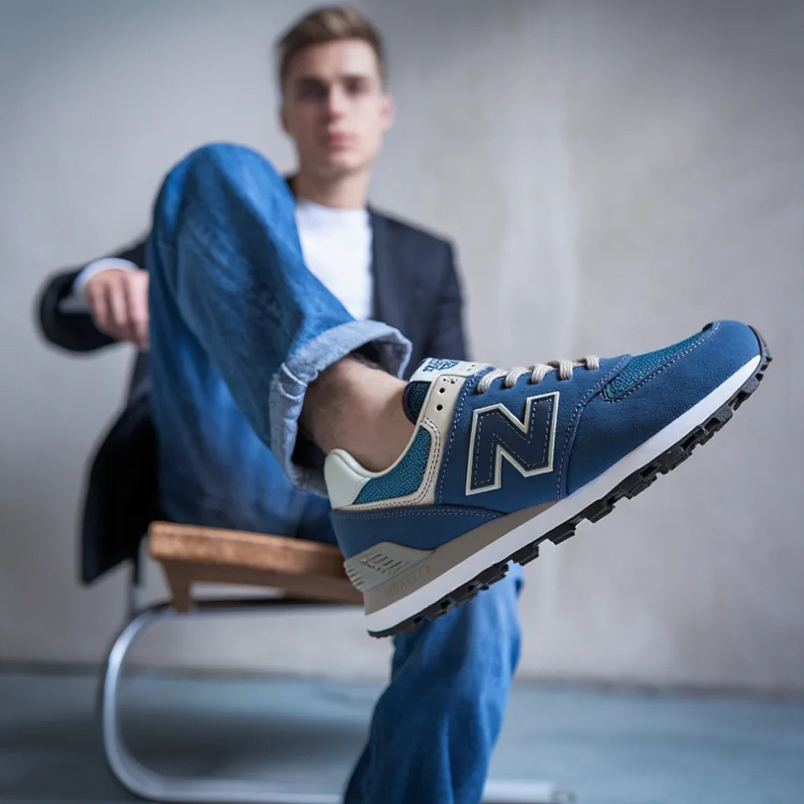 New Balance 574 Core Sneaker – Nimbus Cloud/White - Strike Algo